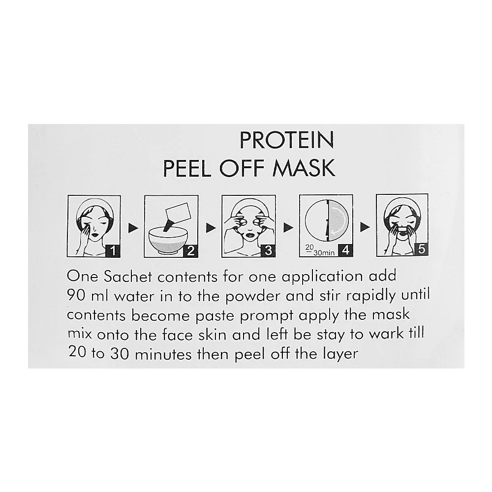 Comfortable casual re : excell protein whitening & lifting peel off mask, 30g