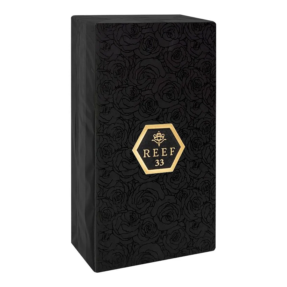 Side view of reef 33 parfum, for men & women, 100ml