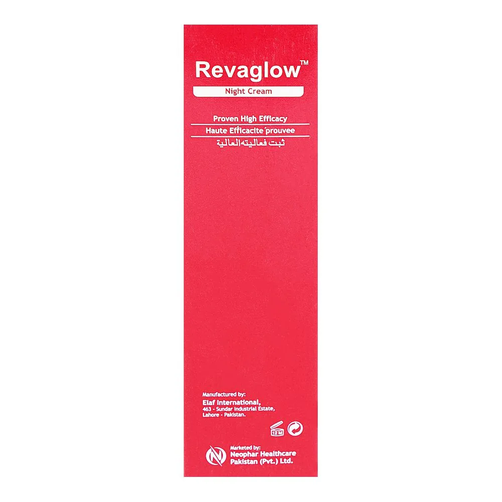 Comfortable casual revaglow night cream, for hyperpigmentation, 30g
