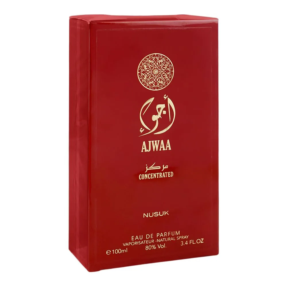 Side view of riiffs nusuk ajwaa concentrated, eau de parfum, for women, 100ml