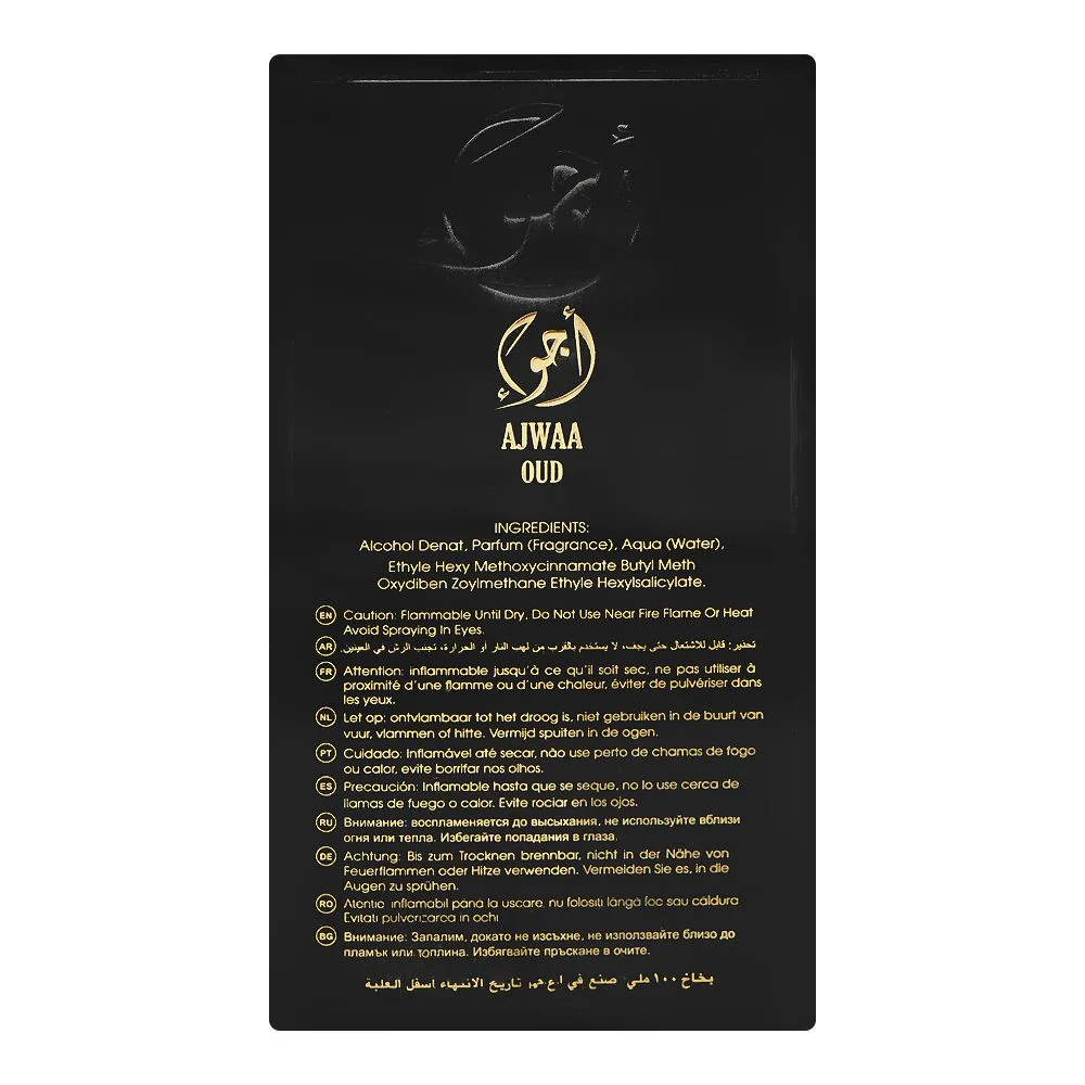 Comfortable casual riiffs nusuk ajwaa oud, eau de parfum, for men & women, 100ml
