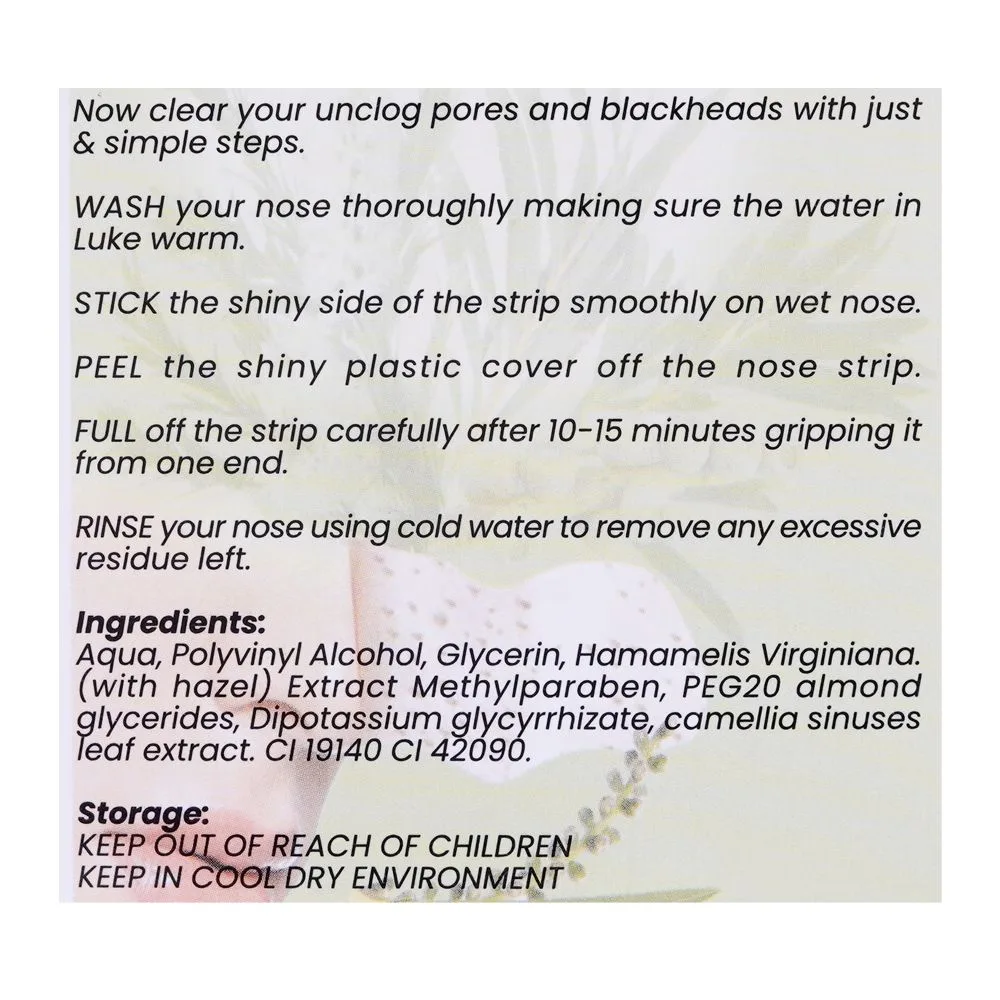 Comfortable casual rilza nose pore green tea cleansing strip, 6-pack
