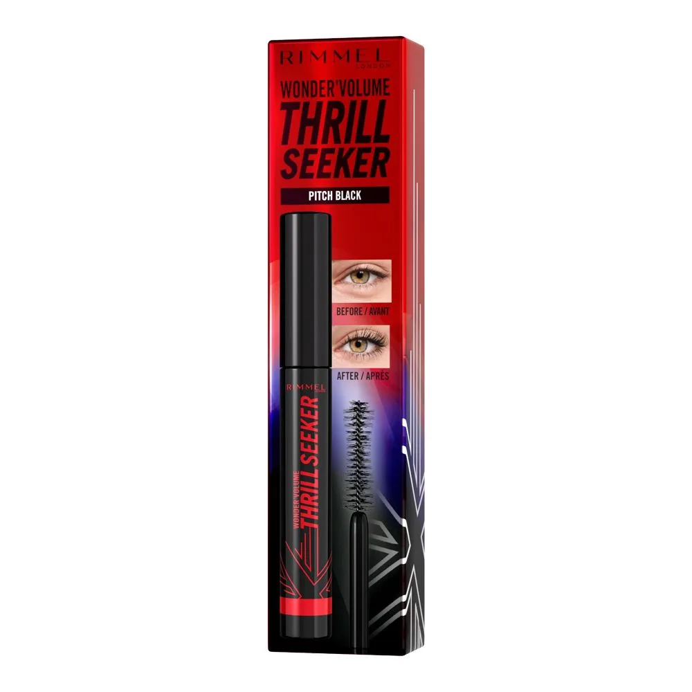 Comfortable casual rimmel wonder volume thrill seeker, pitch black