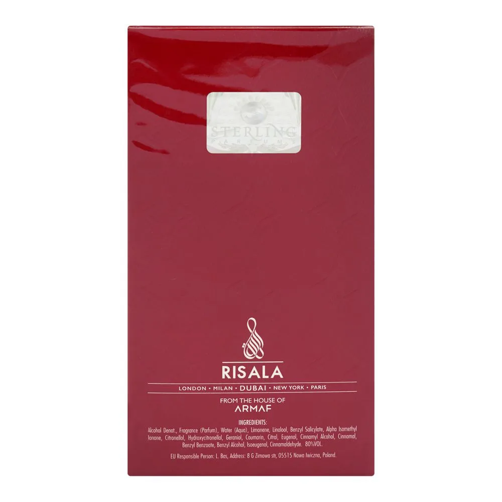 Side view of risala najma nova, eau de parfum, for men & women, 100ml