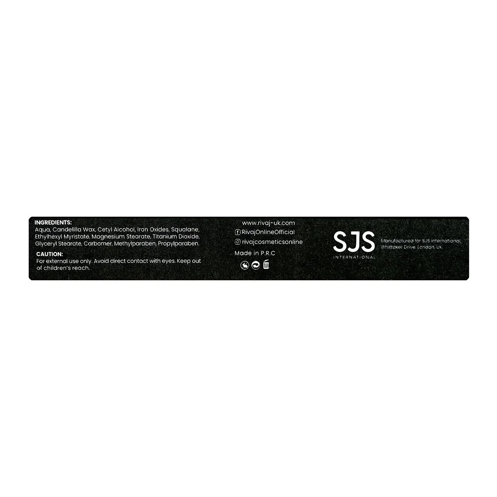 Comfortable casual rivaj black dense mascara, 10ml