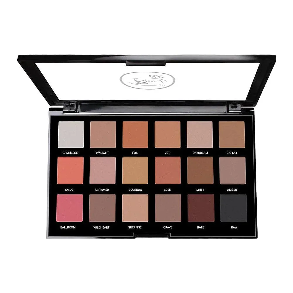 Rivaj UK HD Flawl Eyeshadow Palette, 18 Shades, No. 02
