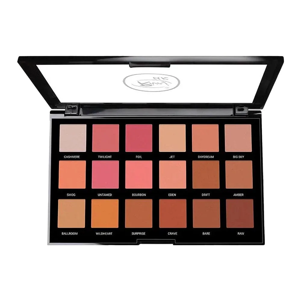 Rivaj UK HD Flawl Eyeshadow Palette, 18 Shades, No. 03