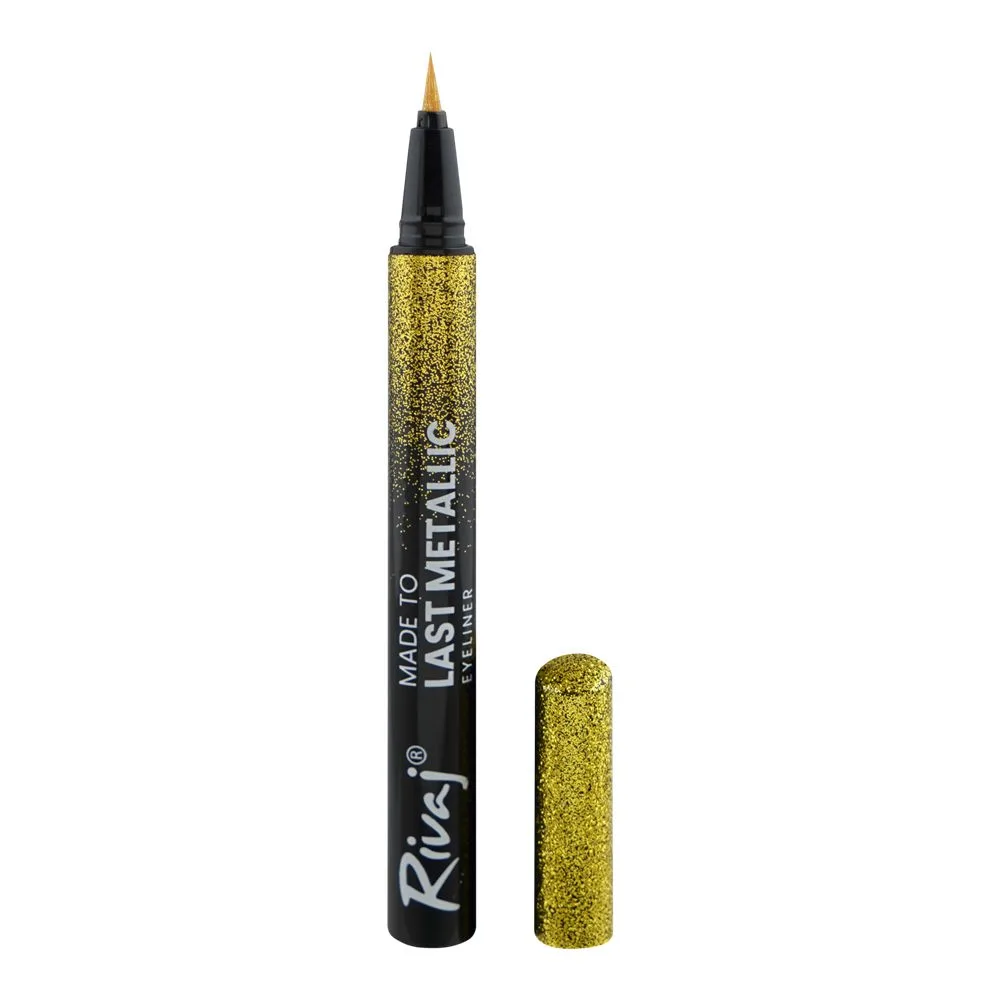 Rivaj UK Made To Last Metallic Eyeliner, Gold