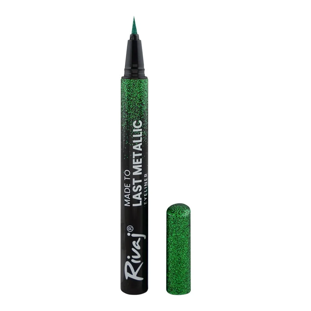 Rivaj UK Made To Last Metallic Eyeliner, Green
