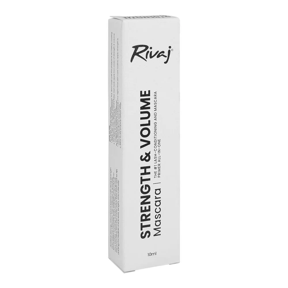 Side view of rivaj uk strength & volume mascara primer, 10ml