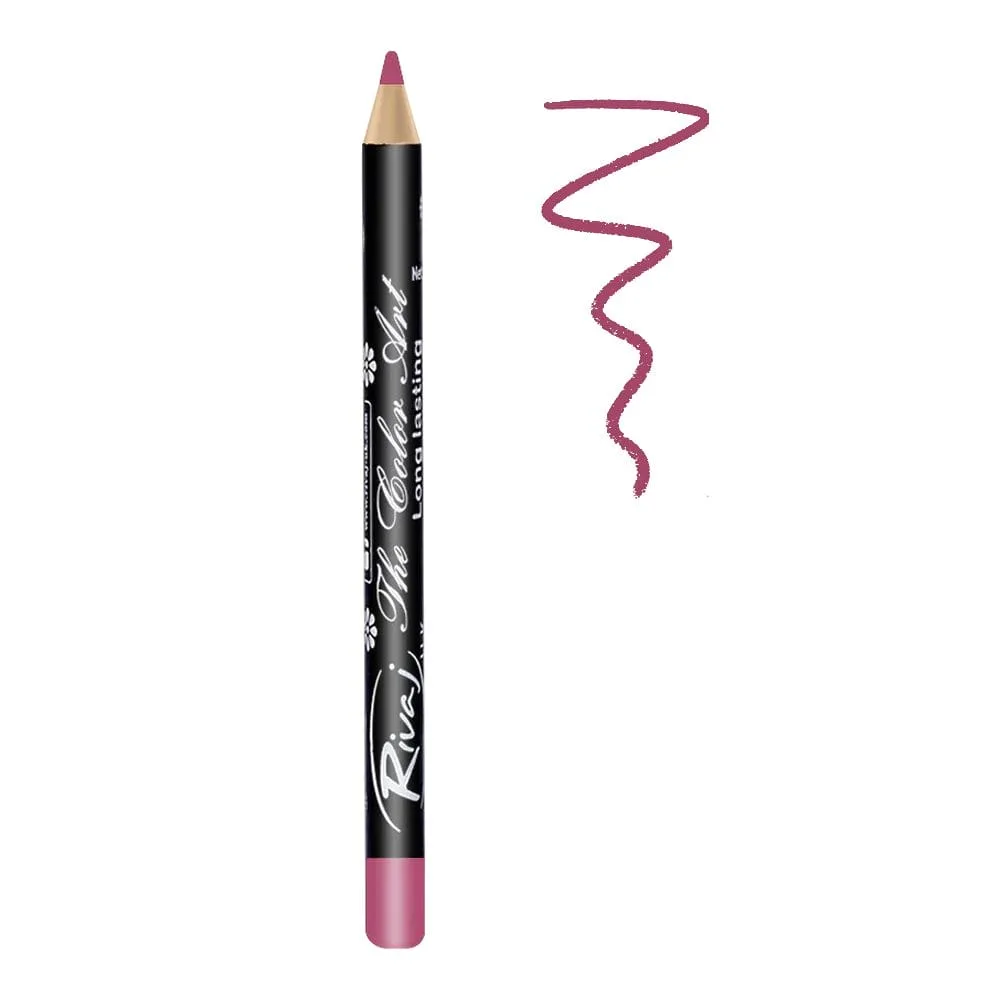 Rivaj UK The Color Art Lip & Eye Pencil, Waterproof, No. 11 Baby Fushia