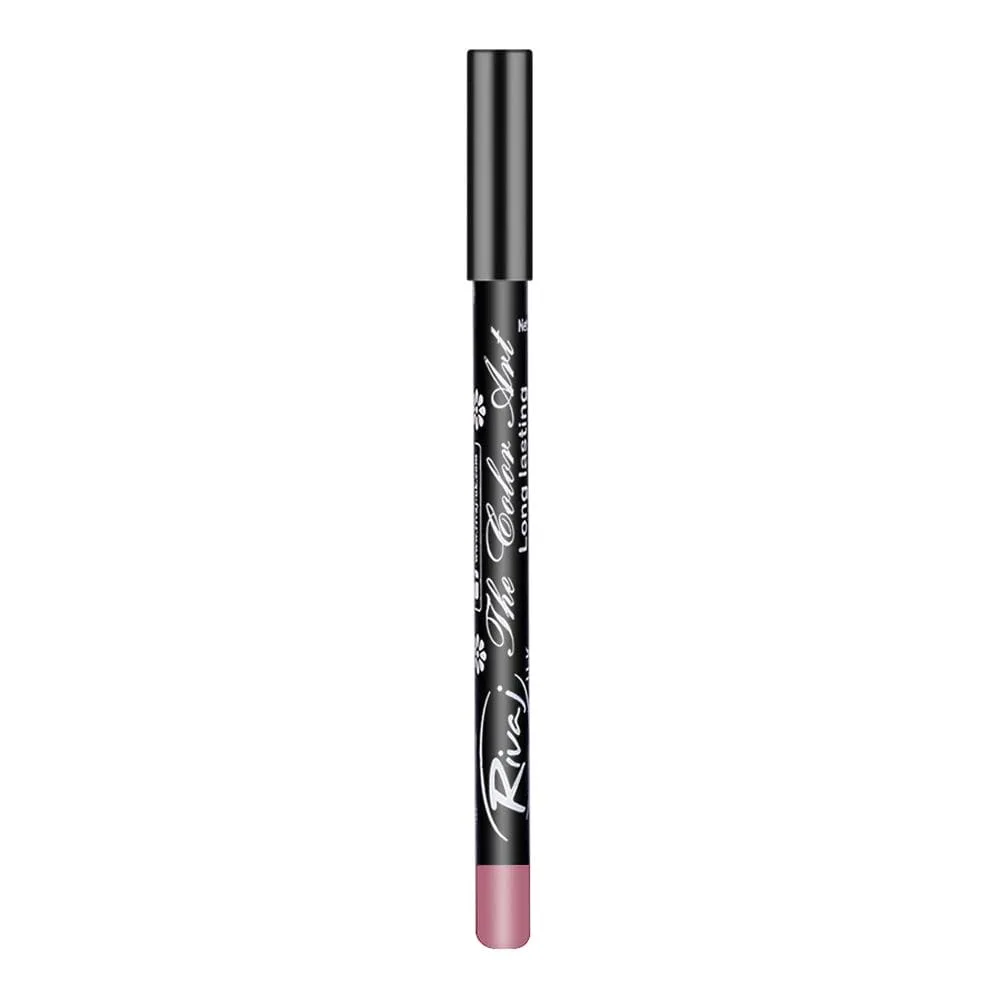 Side view of rivaj uk the color art lip & eye pencil, waterproof, no. 23 pink