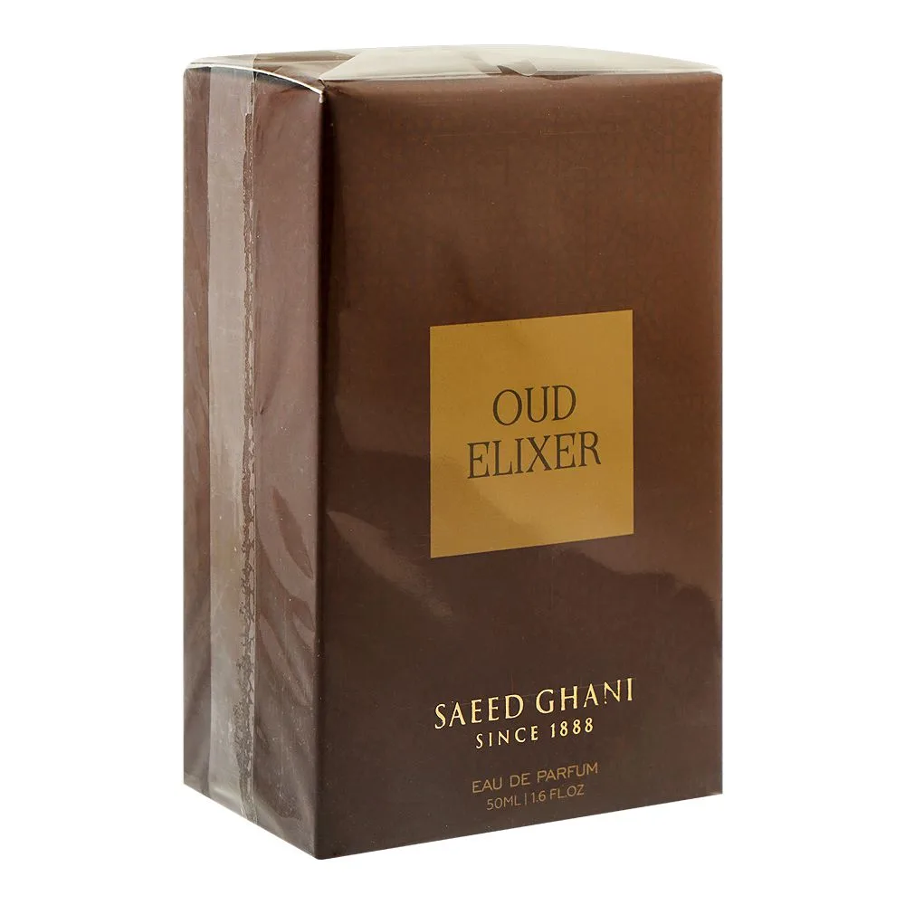 Saeed Ghani Oud Elixer, Eau De Parfum, For Men & Women, 50ml