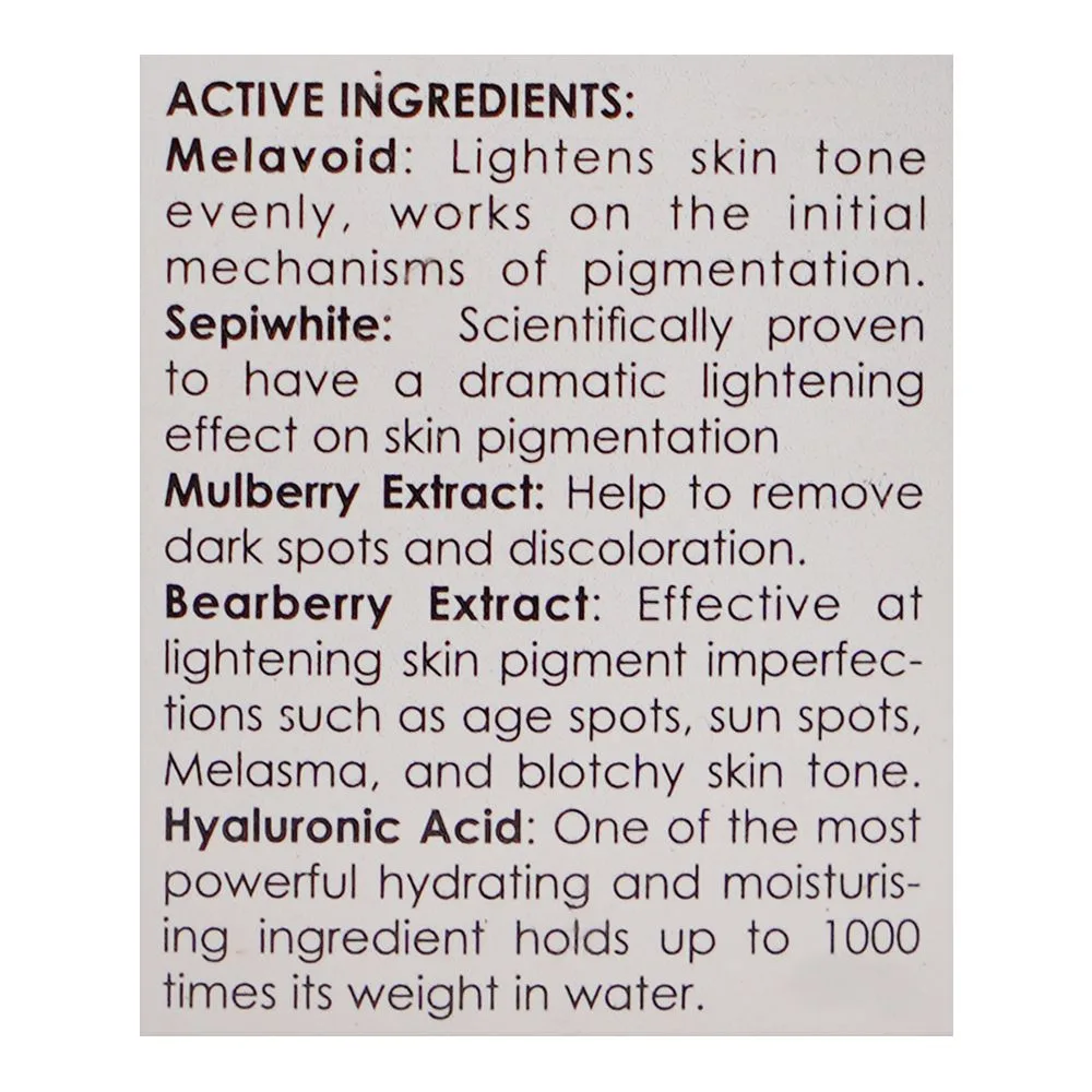 Comfortable casual safrin skin care oxido-lite skin lightening serum, for skin pigmentation, 15ml