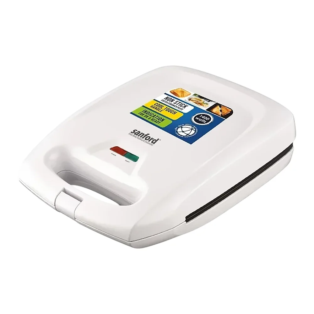 Sanford 4 Slice Non-Stick Plate Sandwich Toaster, 1400W, 220-240V, SF-5723ST