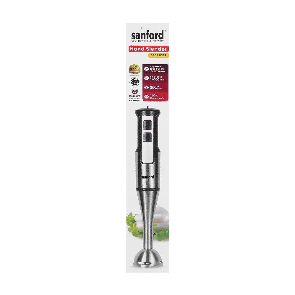 Comfortable casual sanford hand blender, 800w, sf-5510br