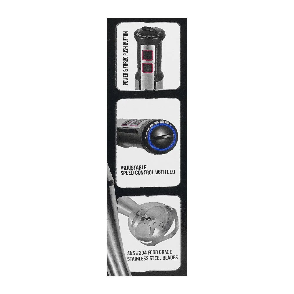 Premium everyday wear sanford hand blender, 800w, sf-5510br