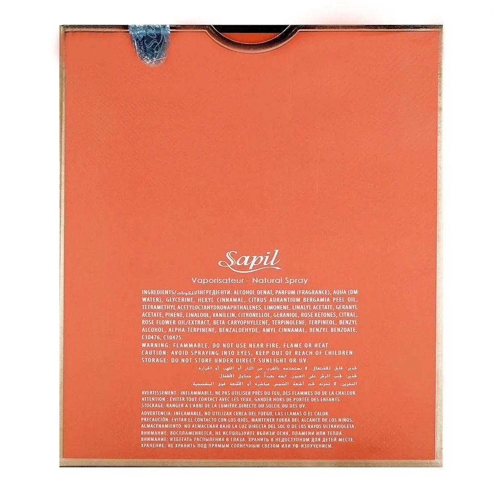 Comfortable casual sapil elixir intense, eau de parfum, for men & women, 100ml