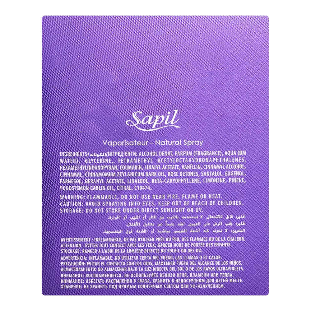 Comfortable casual sapil elixir of dubai, eau de parfum, for men & women, 100ml