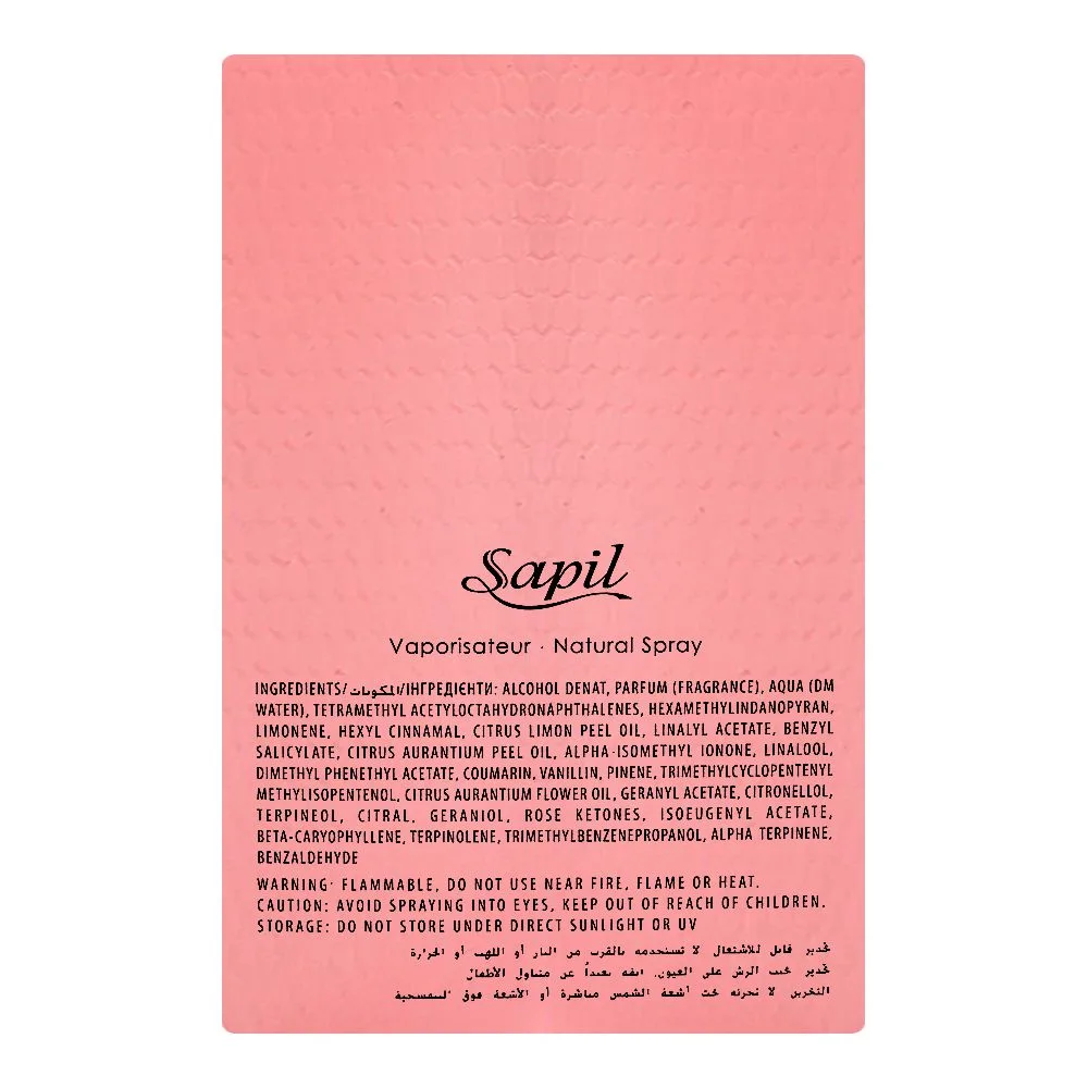 Comfortable casual sapil royale charm, eau de parfum, for men & women, 100ml
