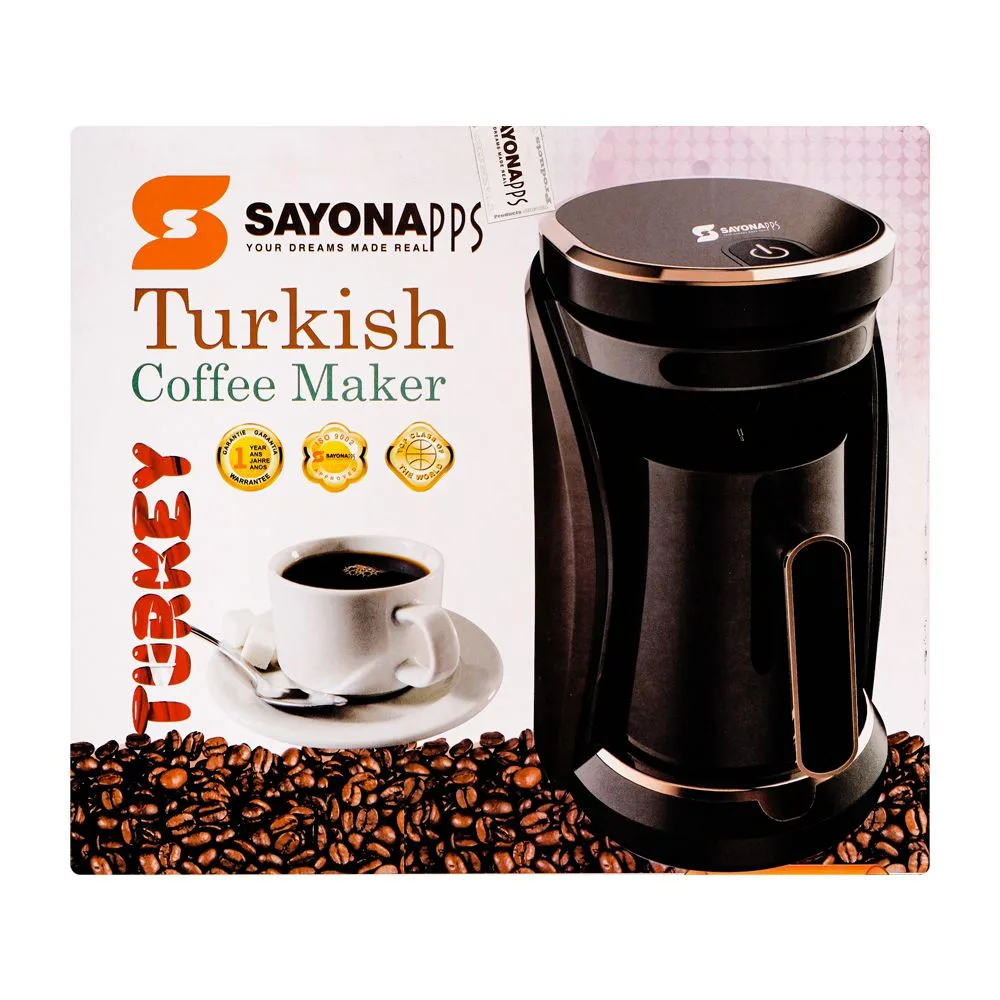 Comfortable casual sayona turkish coffee machine, stc-4268