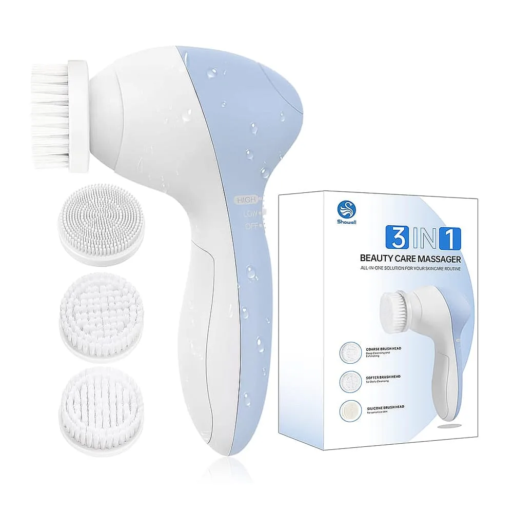Showell 3in1 Beauty Care Massager, Facial Cleansing Brush, SA-2503