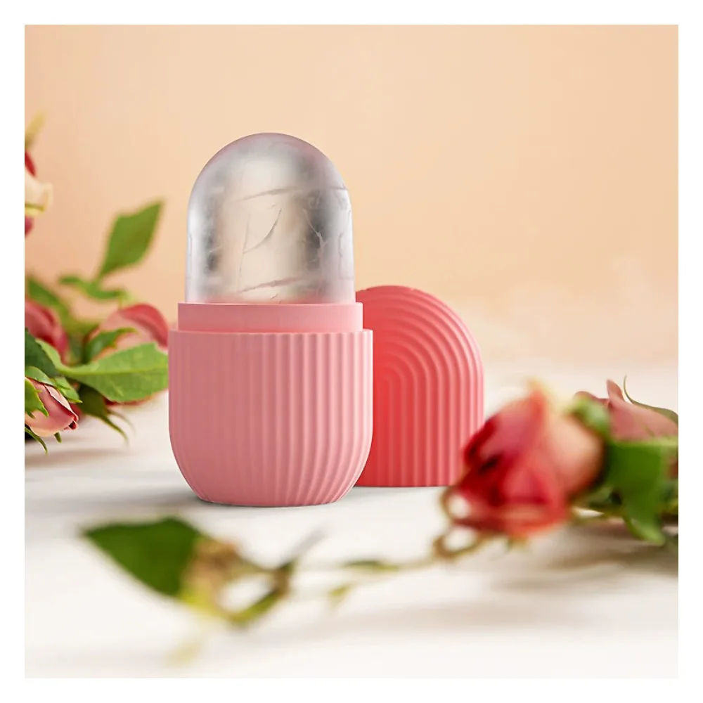 Premium everyday wear silicone & face ice roller facial massage tool, f-2
