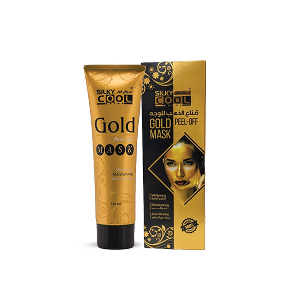 Premium everyday wear silky cool extra gold peel-off whitening mask, 120ml