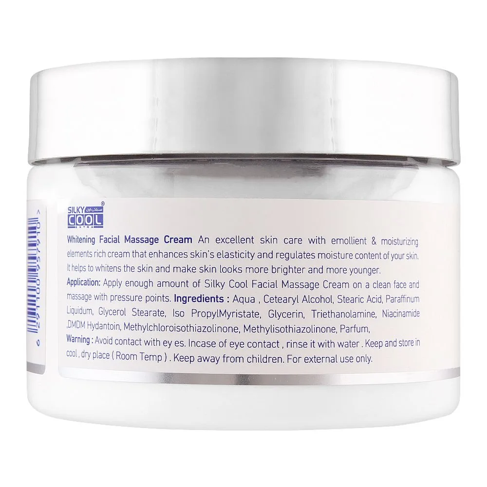Comfortable casual silky cool extra whitening facial massage cream, all skin types, 350ml