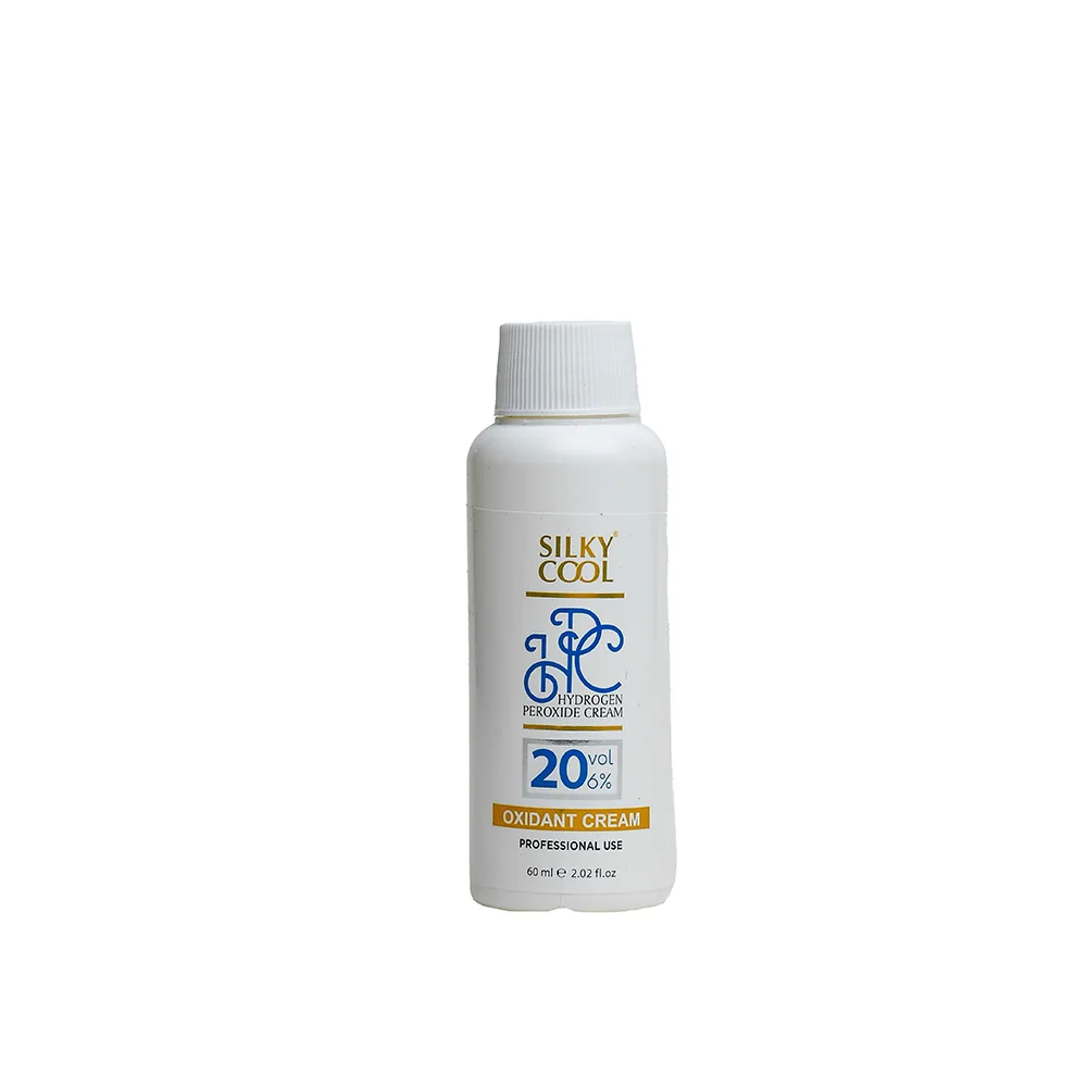 Silky Cool Hydrogen Peroxide Cream 6% 20 Vol Oxidant Cream, 60g