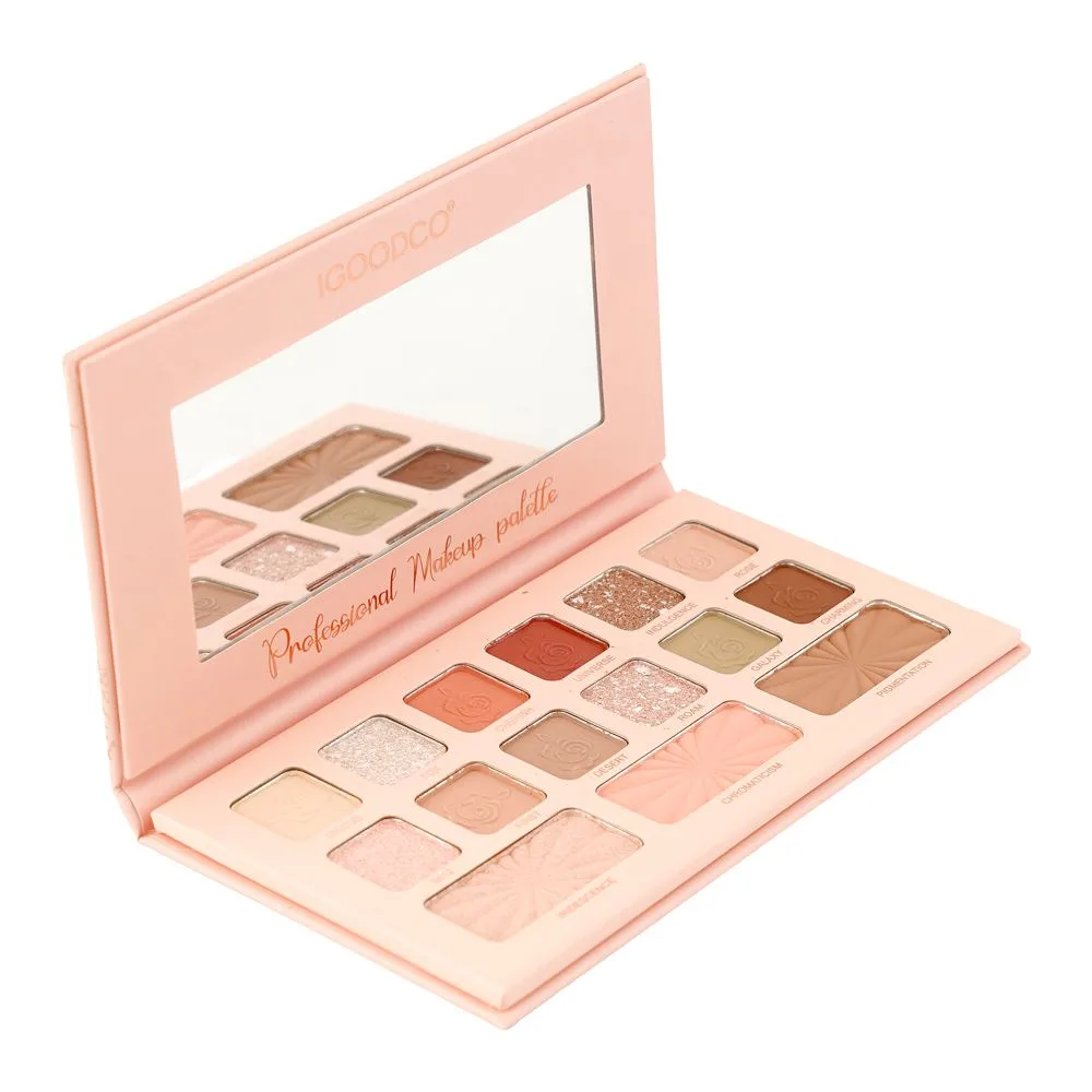 SJ IGOODCO Makeup Artist Eyeshadow & Face Makeup Palette, IG-3246, 12-Pack