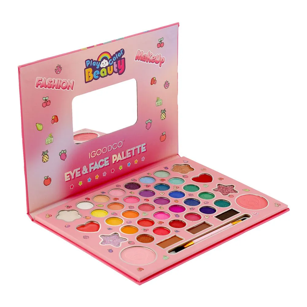 SJ IGOODCO Play Color Beauty Face & Eyeshadow Palette, IG-3080, 48-Pack