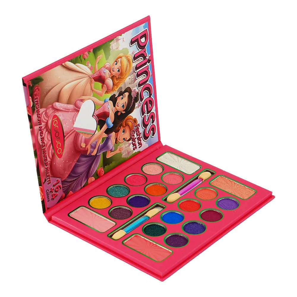 SJ IGOODCO Princ Fashion Colors Eyeshadow & Face Makeup Palette, IG-3271, 20-Pack