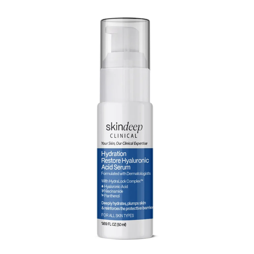 Skin Deep Clinical Hydration Restore Hyaluronic Acid Serum, Niacinamide, Citric Acid, For All Types Of Skin, 50ml