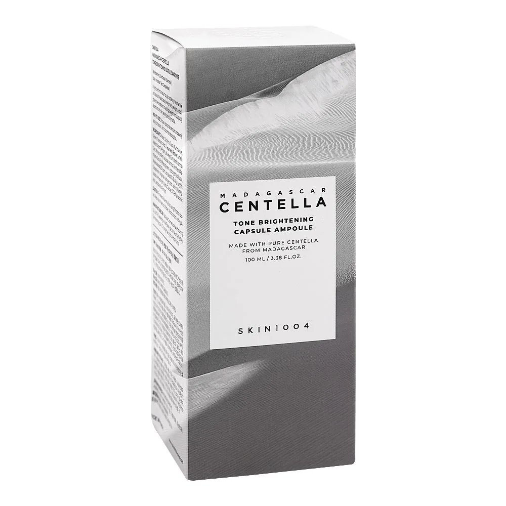 Side view of skin1004 madagascar centella tone brightening capsule ampoule, 100ml