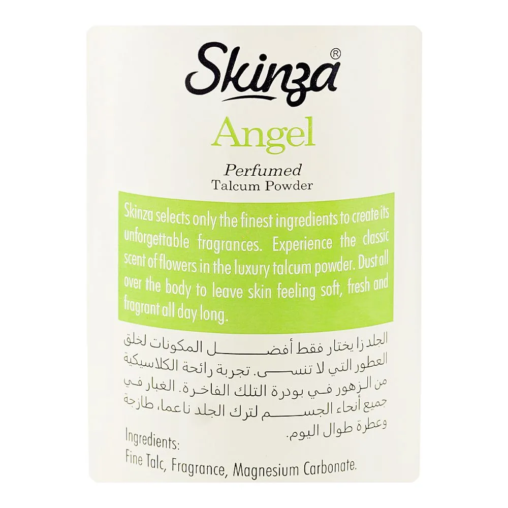 Comfortable casual skinza angel perfumed talcum powder, 250g