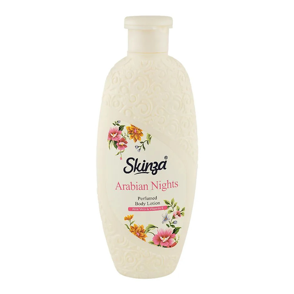 Skinza Arabian Nights Perfumed Body Lotion, Aloe Vera & Vitamin E, 220ml