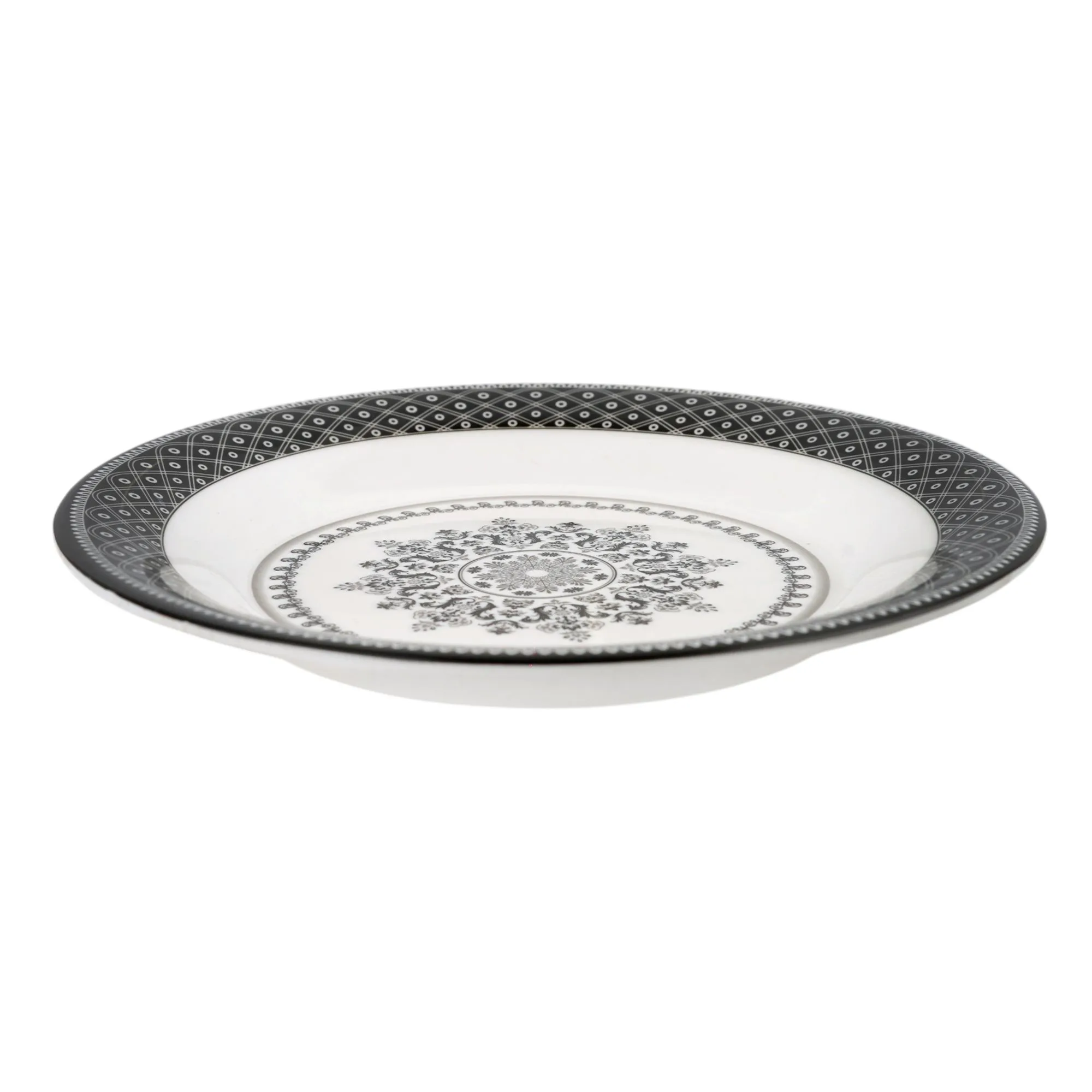 Sky Melamine QTR Flat Plate, New Black, 1-Pack