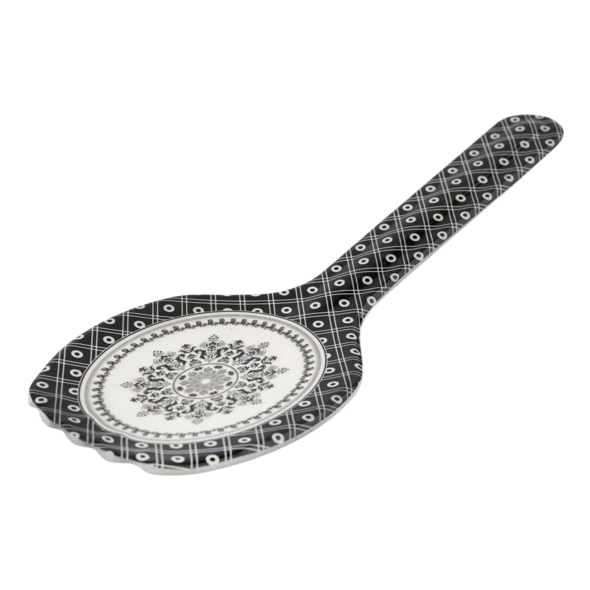 Sky Melamine Rice Spoon Big, New Black, 1-Pack