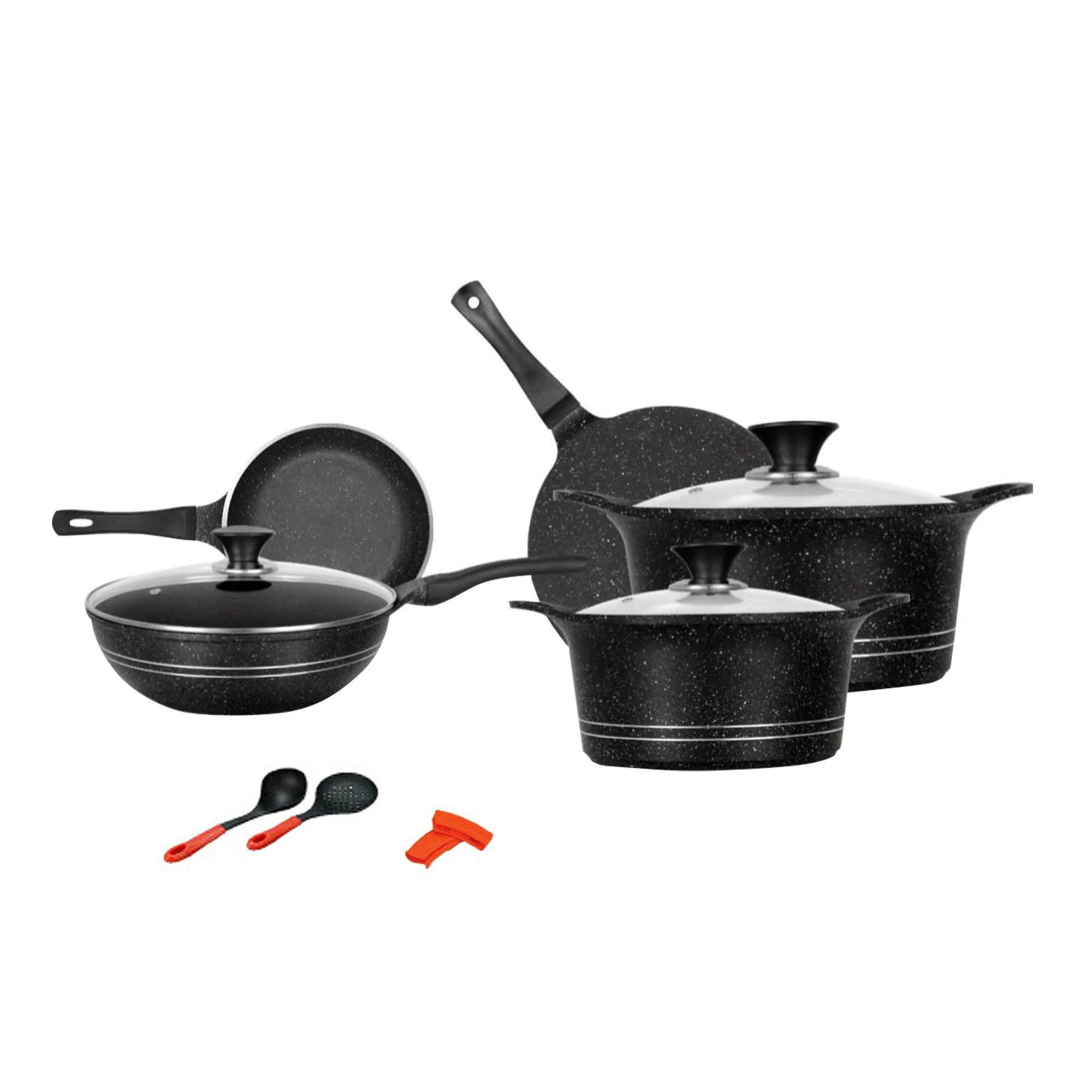 Sonex Die Cast Eden Classic Cookware Set, 52462, 12-Pack