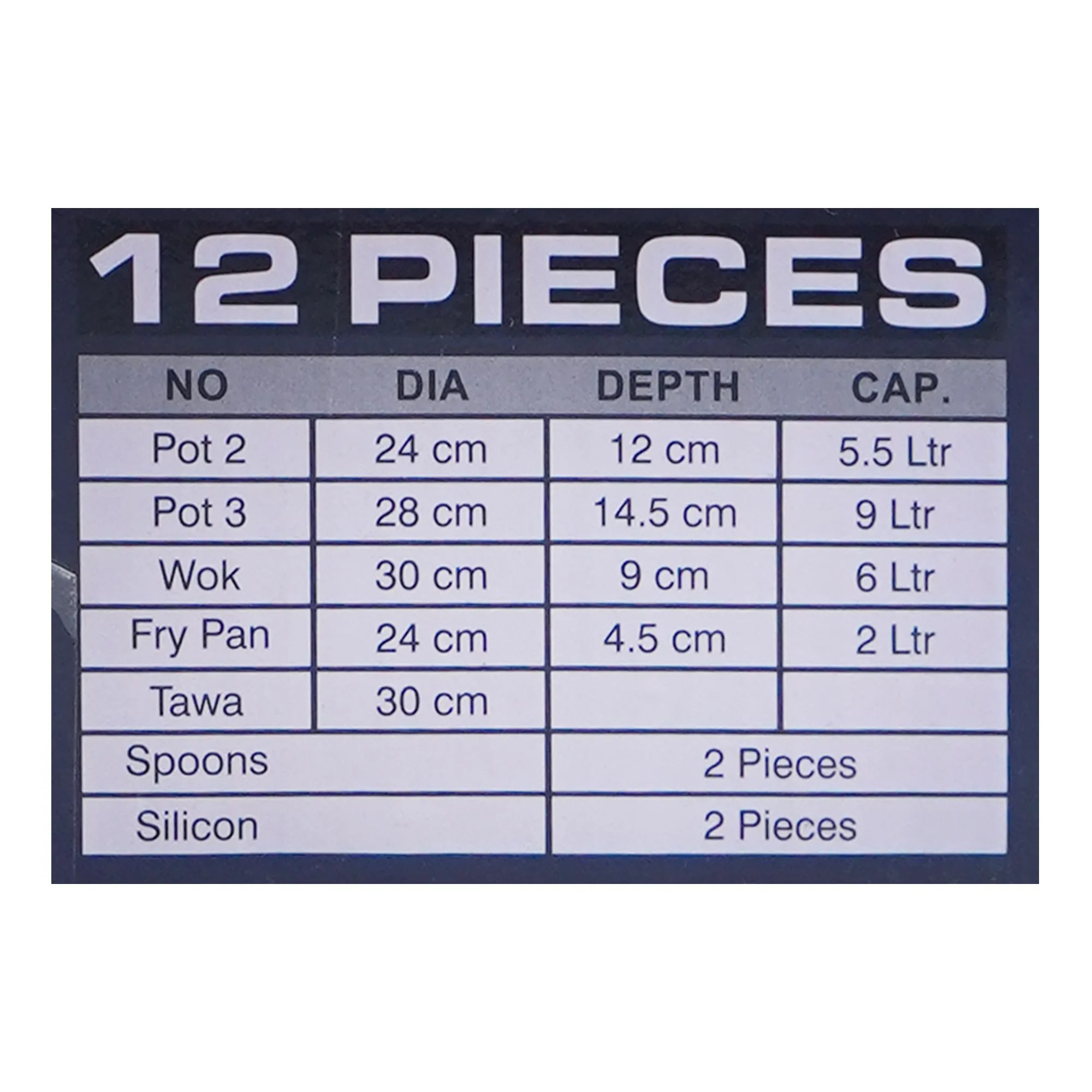 Close-up design of sonex die cast eden classic cookware set, 52462, 12-pack