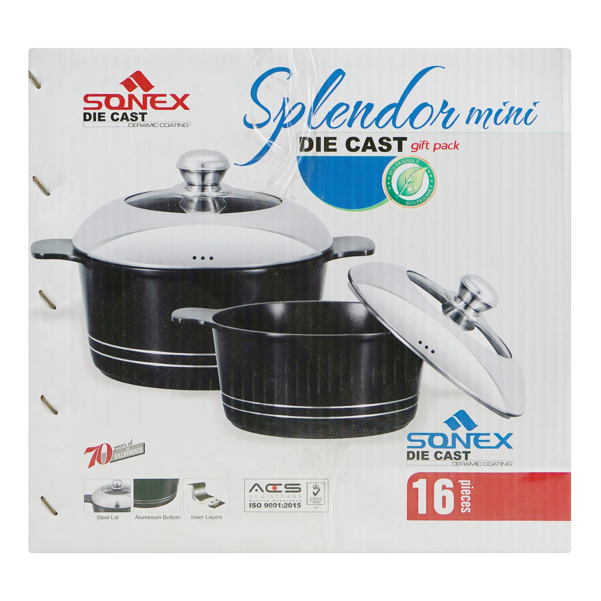 Comfortable casual sonex splendor mini cookware set, 52267, 16-pack