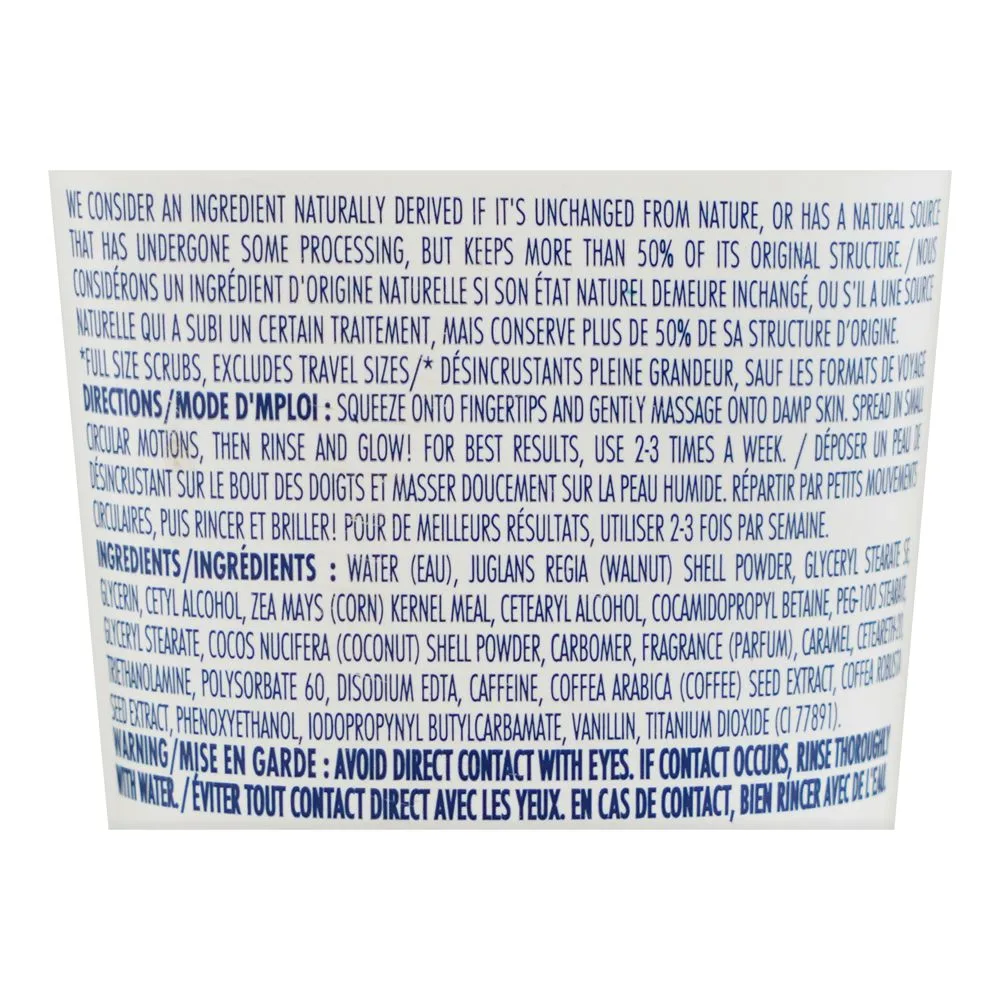 Comfortable casual st.ives exfoliant coconut & coffee scrub tube, paraben & oil free, for balanced skin, 170g