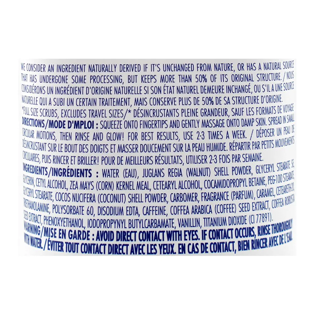 Premium everyday wear st.ives exfoliant coconut & coffee scrub tube, paraben & oil free, for balanced skin, 170g