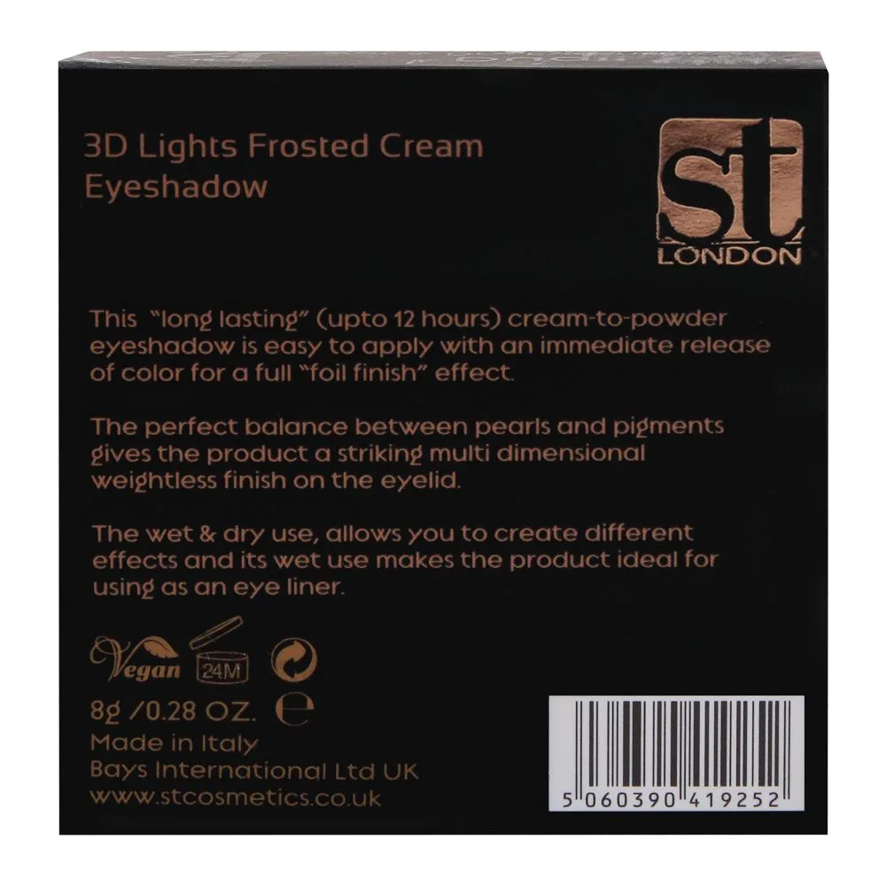 ST London 3D Lights Frosted Eyeshadow, 24K makeup palette detail view