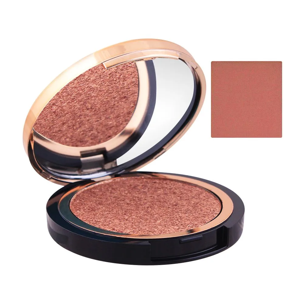 ST London 3D Lights Frosted Eyeshadow, Copper Rose close up view