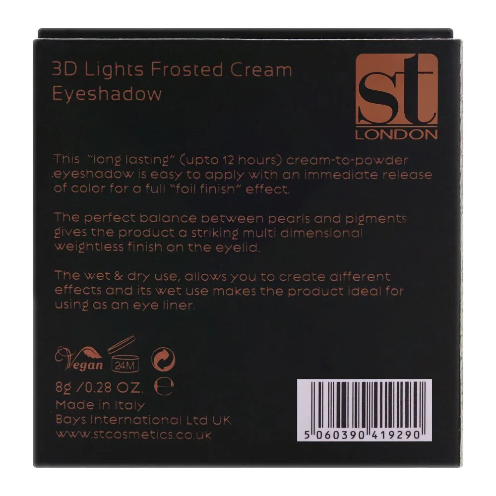 ST London 3D Lights Frosted Eyeshadow, Copper Rose makeup palette detail view