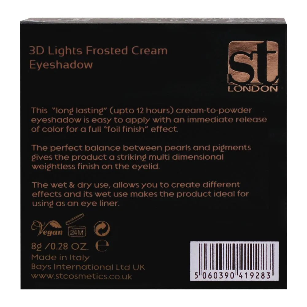ST London 3D Lights Frosted Eyeshadow, Pigeon makeup palette detail view
