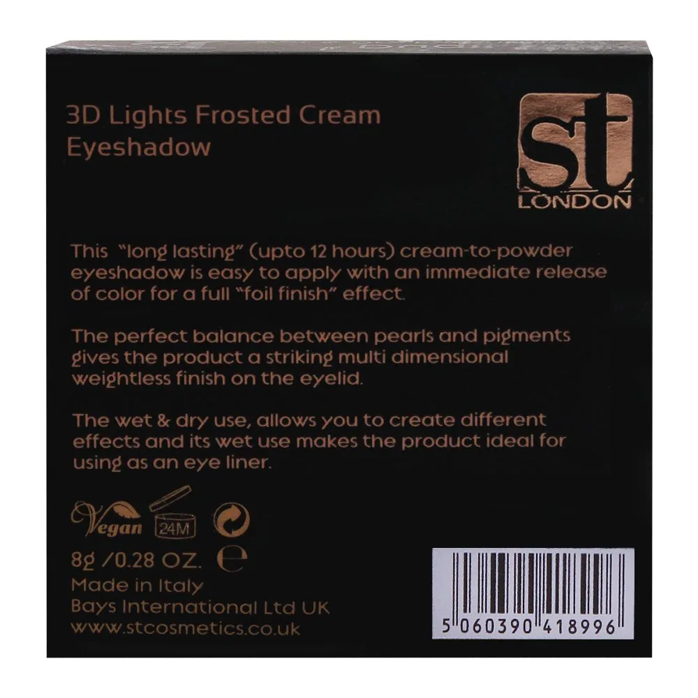ST London 3D Lights Frosted Eyeshadow, Rose Metallic makeup palette detail view