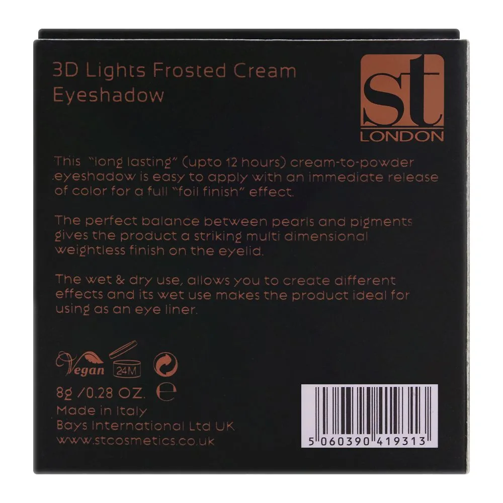 ST London 3D Lights Frosted Eyeshadow, Sea Mist makeup palette detail view